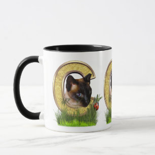 Mug Lettre C Siamese-Capital-Monogramme