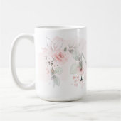 Mug LETTRE CHAUSSÉE Rose Rose BLANCHE N (Gauche)