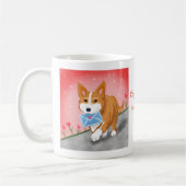 Mug Lettre Coeur Douce Livrée Par Corgi (Gauche)