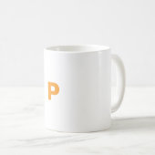 Mug lettre customisée P (Devant droit)