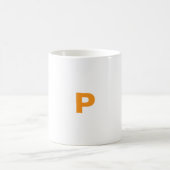Mug lettre customisée P (Centre)