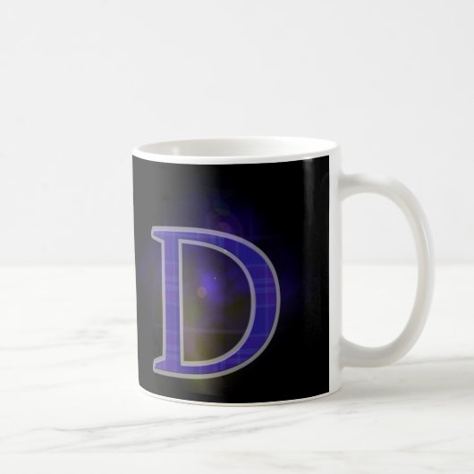 Mug Lettre D (Droite)