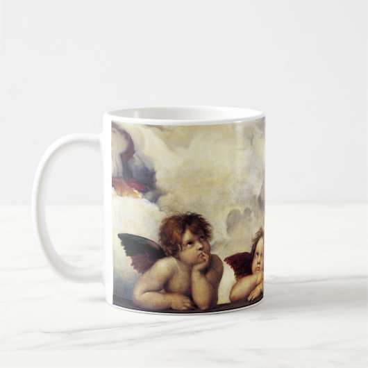 Mug LETTRE D ANGELS D RENAISSANCE Monogramme (Gauche)
