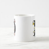 Mug Lettre D Aquarelle Botanique Papillon Monogramme (Centre)