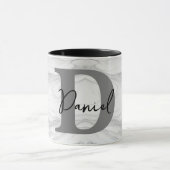 MUG LETTRE D EN MARBRE MODERNE ET CLASSIQUE (Centre)