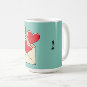 Mug Lettre d'amour Ajouter votre texte