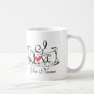 Mug Lettre d'amour vintage