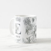 Mug Lettre d'aquarelle E (Devant gauche)