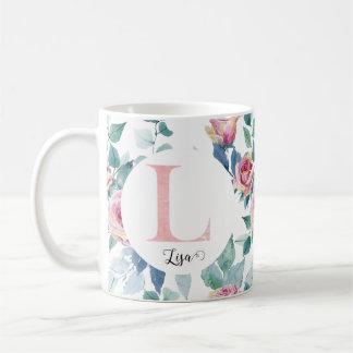 Mug Lettre d'aquarelle L