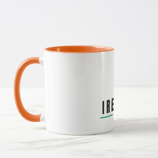 Mug LETTRE D'ART IRLANDAIS Simple Moderne Souven (Gauche)