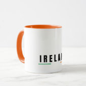 Mug LETTRE D'ART IRLANDAIS Simple Moderne Souven (Devant gauche)