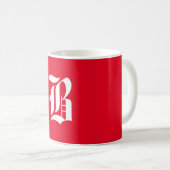 Mug Lettre de l'alphabet B (Devant droit)