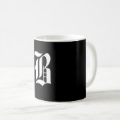 Mug Lettre de l'alphabet B (Devant droit)