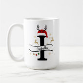 Mug Lettre de l'alphabet I de Noël (Gauche)
