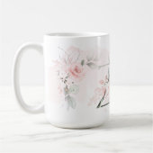 Mug LETTRE DE MONOGRAPHIE DE Rose Rose BLANCHE Z DÉFIN (Gauche)