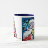 MUG LETTRE DE NOËL / PÈRE NOËL AVEC MONOGRAM DE VIOLON (Centre)
