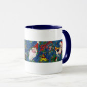MUG LETTRE DE NOËL / PÈRE NOËL ROUGE RIBBON MONOGRAM (Devant droit)