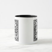 Mug Lettre décorative "K" initiale (Centre)