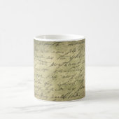 Mug Lettre d'écriture papier papier (Centre)
