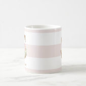 Mug LETTRE D'HUILE D'OR Floral BLANC S MONO (Centre)