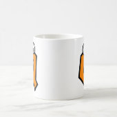Mug Lettre drôle Q de monogramme (Centre)