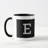 Mug Lettre E de monogramme (Gauche)