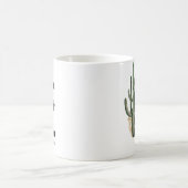 Mug Lettre E Monogramme | Cactus tropicaux Personnalis (Centre)