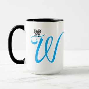 Mug LETTRE Élégante MOYENNE POPULAIRE W CAFÉ BOUE