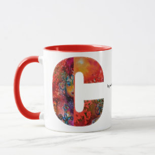 MUG LETTRE EXCALIBUR C / MONOGRAM IMAGINAIRE