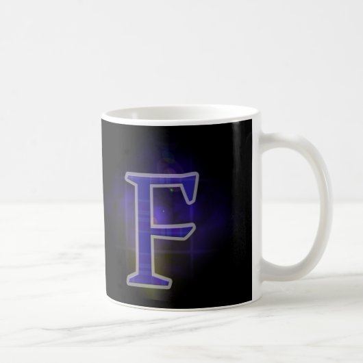 Mug Lettre F (Droite)