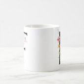 Mug Lettre F avec des fleurs (Centre)