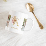 Mug LETTRE FLEUR D'OR ACTUELLE K | Deux monogrammes ph<br><div class="desc">LETTRE FLEUR D'OR ACTUELLE K | Deux monogrammes photo</div>