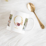 Mug LETTRE FLEUR D'OR ACTUELLE O | Deux monogrammes ph<br><div class="desc">LETTRE FLEUR D'OR ACTUELLE O | Deux monogrammes photo</div>