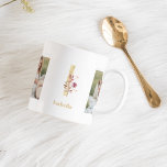 Mug LETTRE FLEUR D'OR I | Deux monogrammes photo<br><div class="desc">LETTRE FLEUR D'OR I | Deux monogrammes photo</div>