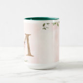MUG LETTRE FLEURIE M' BOUGIE (Centre)