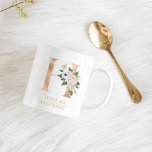 Mug LETTRE FLEURIE OR ACTUELLE H | Monogramme<br><div class="desc">LETTRE FLEURIE OR ACTUELLE H | Monogramme</div>
