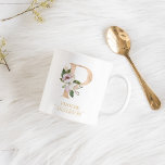 Mug LETTRE FLEURIE OR ACTUELLE P | Monogramme<br><div class="desc">LETTRE FLEURIE OR ACTUELLE P | Monogramme</div>