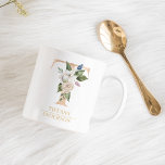 Mug LETTRE FLEURIE OR ACTUELLE T | Monogramme<br><div class="desc">LETTRE FLEURIE OR ACTUELLE T | Monogramme</div>