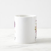 Mug LETTRE Florale BURMANDE ROUGE ROSE P MONO (Centre)