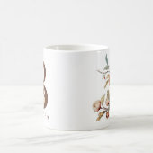 Mug LETTRE Florale D'Aquarelle Rustique B (Centre)