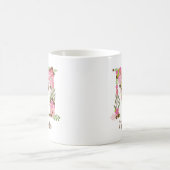 Mug LETTRE Florale M MONGRAPHIQUE PERSONNELLE (Centre)