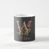 Mug LETTRE Florale Parties scintillant rose W (Centre)