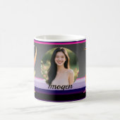 Mug Lettre fluide abstraite I Neon Feather (Centre)