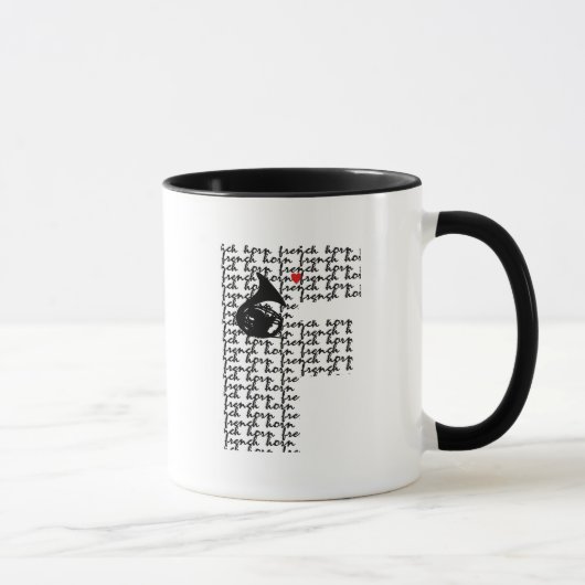 MUG LETTRE FRANÇAISE F (Droite)