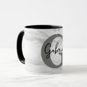 MUG LETTRE G EN MARBRE MODERNE ET CLASSIQUE (Devant gauche)