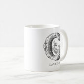 Mug Lettre G Monogramme Nom moderne (Devant droit)