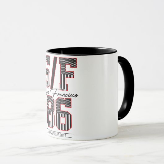 Mug Lettre graffiti (Devant droit)
