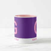 Mug Lettre grand-mère moderne Café (Centre)
