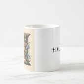 Mug Lettre H Cheval et Vin Fleur (Centre)