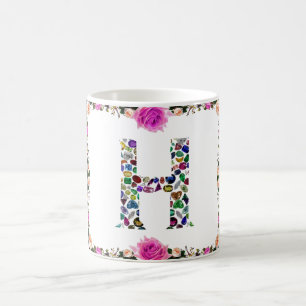 Mug Lettre H Monogramme